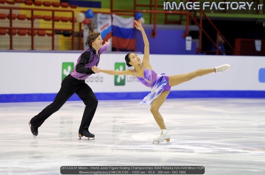 2013-03-01 Milano - World Junior Figure Skating Championships 0044 Rebeka Kim-Kirill Minov KOR